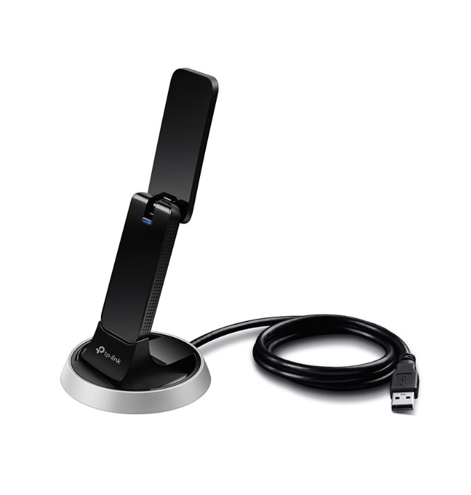 Adaptador Inalambrico TP-Link Archer T9UH AC1900 - USB 3.0, 802.11ac (1300Mbps+600Mbps), banda dual 2.4Ghz/5Ghz, antena omnidireccional.