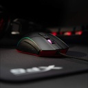 Mouse ADATA XPG Primer PRIMER-BKCWW - Ratón óptico alámbrico para gamer, iluminación rgb, 7 botones programables, sensor óptico PMW3360, 12K dpi, usb, color negro.