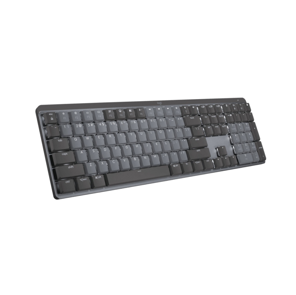 Teclado Logitech MX Mechanical - Teclado Inalámbrico Bluetooth, iluminado, Español, Negro 920-010845