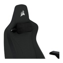 Silla Gamer Corsair TC200 Soft Fabric CF-9010049-WW - Ajustable, tela suave y transpirable, estructura de acero, apoyabrazos, color negro