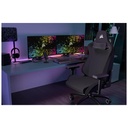Silla Gamer Corsair TC200 Soft Fabric CF-9010049-WW - Ajustable, tela suave y transpirable, estructura de acero, apoyabrazos, color negro
