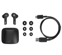 Auricular ROG Cetra True Wireless 90YH03G1-B5UA00 - Audífonos gamer con Micrófono, cancelacion de ruido ANC, sonido envolvente virtual 7.1, Resistente al agua IPX4, compatible con PC, Mac, Nintendo Switch, dispositivos móviles, color negro 90YH03G1-B5UA00