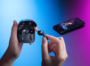 Auricular ROG Cetra True Wireless 90YH03G1-B5UA00 - Audífonos gamer con Micrófono, cancelacion de ruido ANC, sonido envolvente virtual 7.1, Resistente al agua IPX4, compatible con PC, Mac, Nintendo Switch, dispositivos móviles, color negro 90YH03G1-B5UA00