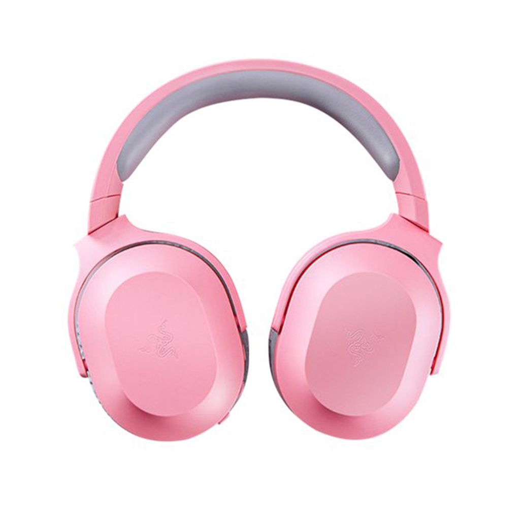 Auricular Razer Barracuda X - Audífono con micrófono inálambrico para gamer, cancelación de ruido, micrófono cardioide extraible, 2,4GHz, 3.5mm, usb tipo-C, PlayStation, Nintendo Switch, Android, color rosado. RZ04-03800300-R3M1