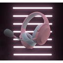 Auricular Razer Barracuda X - Audífono con micrófono inálambrico para gamer, cancelación de ruido, micrófono cardioide extraible, 2,4GHz, 3.5mm, usb tipo-C, PlayStation, Nintendo Switch, Android, color rosado. RZ04-03800300-R3M1