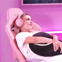 Auricular Razer Barracuda X - Audífono con micrófono inálambrico para gamer, cancelación de ruido, micrófono cardioide extraible, 2,4GHz, 3.5mm, usb tipo-C, PlayStation, Nintendo Switch, Android, color rosado. RZ04-03800300-R3M1