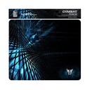 Mousepad Argom Combat - Resistente, tejido sintético, antideslizante, color negro/azul.