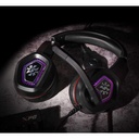 Auricular ADATA XPG Emix H20 - Audífono alámbrico con micrófono para gamer, iluminación rgb, sonido envolvente 7.1, conector usb, color negro/rojo. EMIX H20