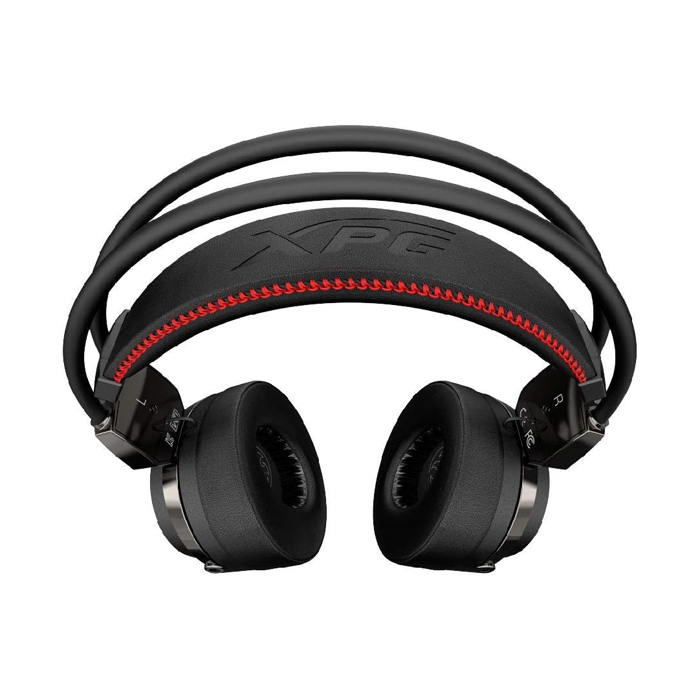 Auricular ADATA XPG PRECOG ANALOG - Audífono alámbrico con micrófono para gamer, sonido envolvente, conector 3.5mm, color negro.