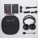 Auricular ADATA XPG PRECOG ANALOG - Audífono alámbrico con micrófono para gamer, sonido envolvente, conector 3.5mm, color negro.
