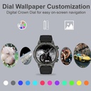 Reloj inteligente Argom Skeiwatch C70 ARG-WT-6070BL - Pantalla TFT 1.39" , Bluetooth 5.3, IP67, Correa Adicional, Azul