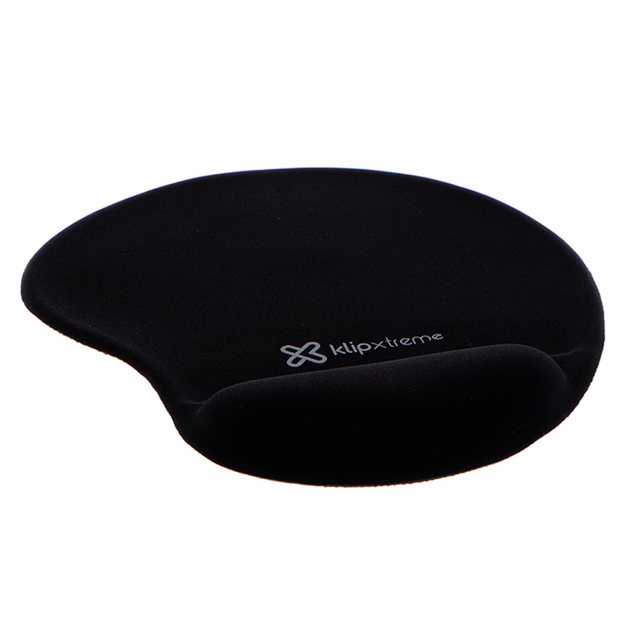 Mousepad Klip KMP-100B - Mouse Pad de Gel, dimensiones 250x215x20mm, color negro.
