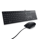 Combo Teclado y Raton Dell alámbricos KM300C-LTN, Español, color negro.