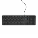 Combo Teclado y Raton Dell alámbricos KM300C-LTN, Español, color negro.