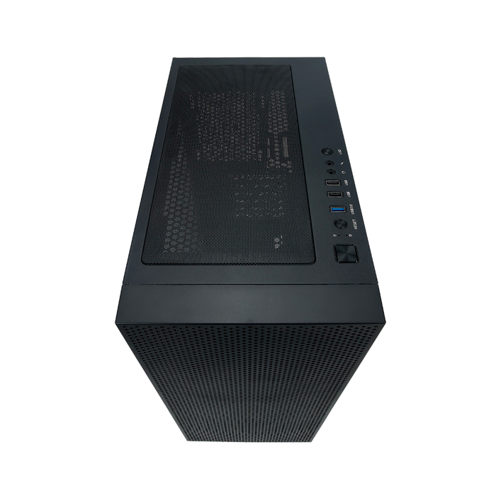 Caja ATX AZZA Celesta 340F - Conectores 1x USB 3.0 / 2x USB 2.0, ventana lateral, 1x abanico de 120mm, negro Posterior de 120mm, color negro. CA-AZZA 340F