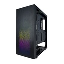 Caja ATX AZZA Celesta 340F - Conectores 1x USB 3.0 / 2x USB 2.0, ventana lateral, 1x abanico de 120mm, negro Posterior de 120mm, color negro. CA-AZZA 340F