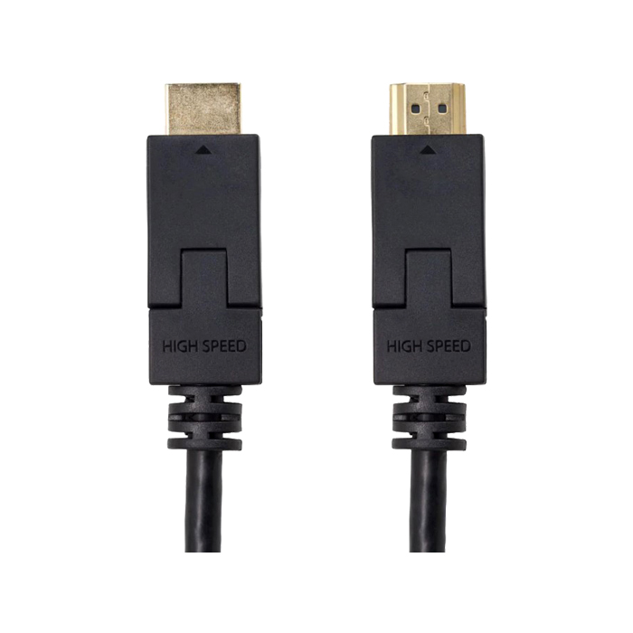 Cable HDMI Argom Giratorio ARG-CB-1910 - Cable HDMI macho/HDMI macho, v2.0, (6pies)color negro.