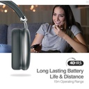 Auricular Argom ARG-HS-2553WT Ultimate Sound BT Live - Audífonos con micrófono, inalámbrico, Bluetooth, color Blanco.