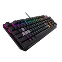 Teclado ASUS ROG Strix Scope RX - Teclado mecánico para gamers, switch ROG RX RED Optical, anti-fantasma, rgb, IP56, usb, inglés, color negro. XA05 ROG STRIX SCOPE