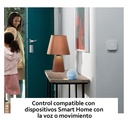 Smarthome Amazon Echo Dot - Altavoz inteligente con asistente Alexa integrado, pantalla led con reloj, Wi-Fi 802.11ac (2,4 GHz/5 GHz), bluetooth, color nube azul.