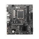 Tarjeta Madre Intel MSI PRO H610M-G - LGA1700, Intel H610, Micro-ATX, 2x DDR4 hasta 64GB, PCI-Express 4.0 x16, HDMI, VGA, DisplayPort, USB. PRO H610M-G DDR4