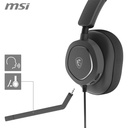 Auricular MSI Gaming Maestro 300 - Audífonos gamer, micrófono,  USB-C, compatible con PC, Mac, PS, Nintendo Switch, dispositivos móviles, color Negro Maestro 300