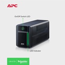 Batería de Respaldo APC Back-UPS 1200VA - De 1200VA/650W, AVR, línea interactiva, 6x NEMA 5-15R.