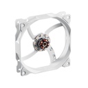 Abanico XPG Vento 120 ARGB - Para gabinete, caja 120mm, hasta 1200 RPM, conector 3 pines, 21dBA, color blanco. VENTO120ARGB-WHCWW