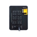 Batería de Respaldo APC Back-UPS 1200VA - De 1200VA/650W, AVR, línea interactiva, 6x NEMA 5-15R.