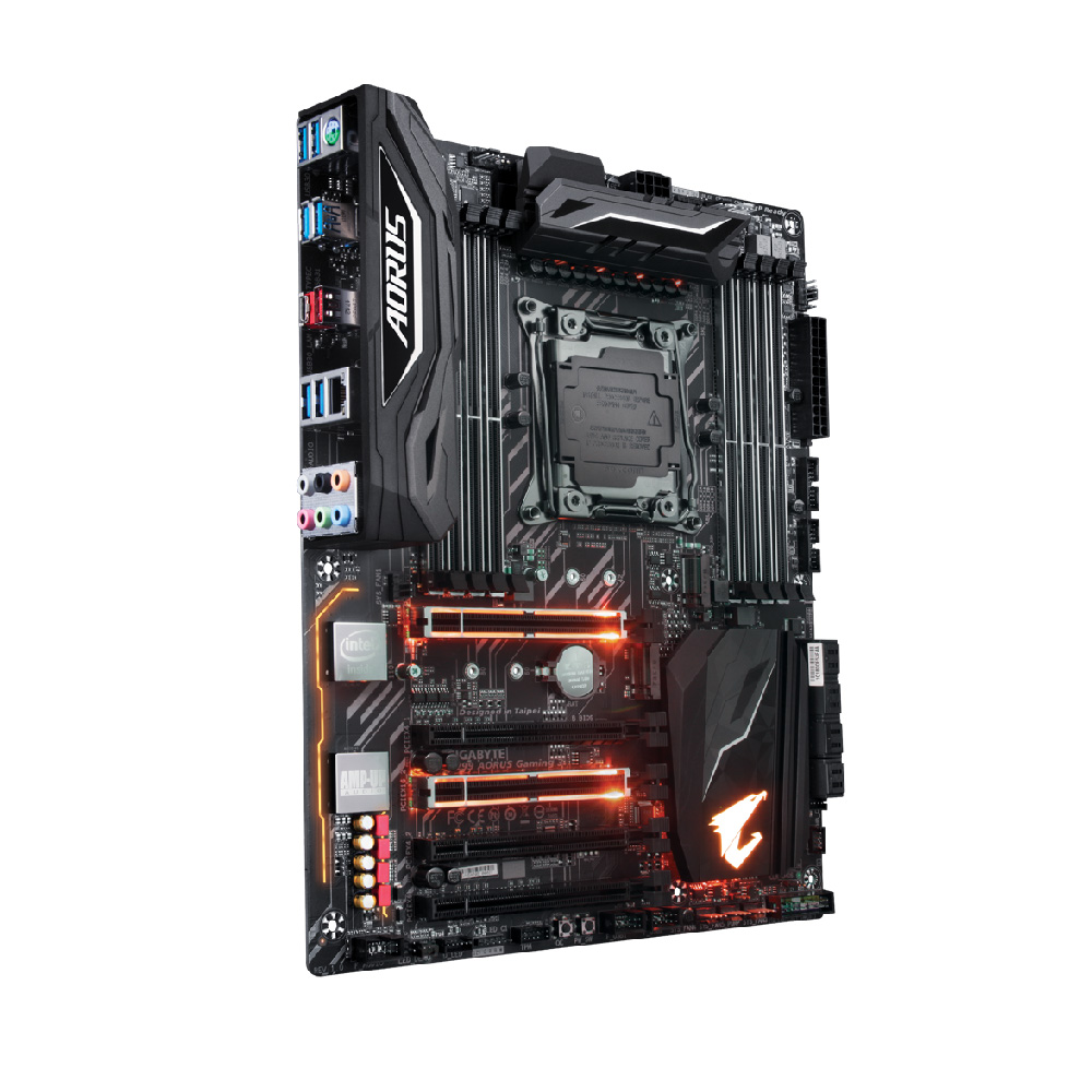 Tarjeta Madre Intel GIGABYTE x299 GAMING 3 con RGB Fusion - Socket LGA2066 Intel X299, 8x DDR4 4266MHz+(OC) t, 4x PCIe 3.0 x16, USB 3.1, M.2. X299 AORUS Gaming 3