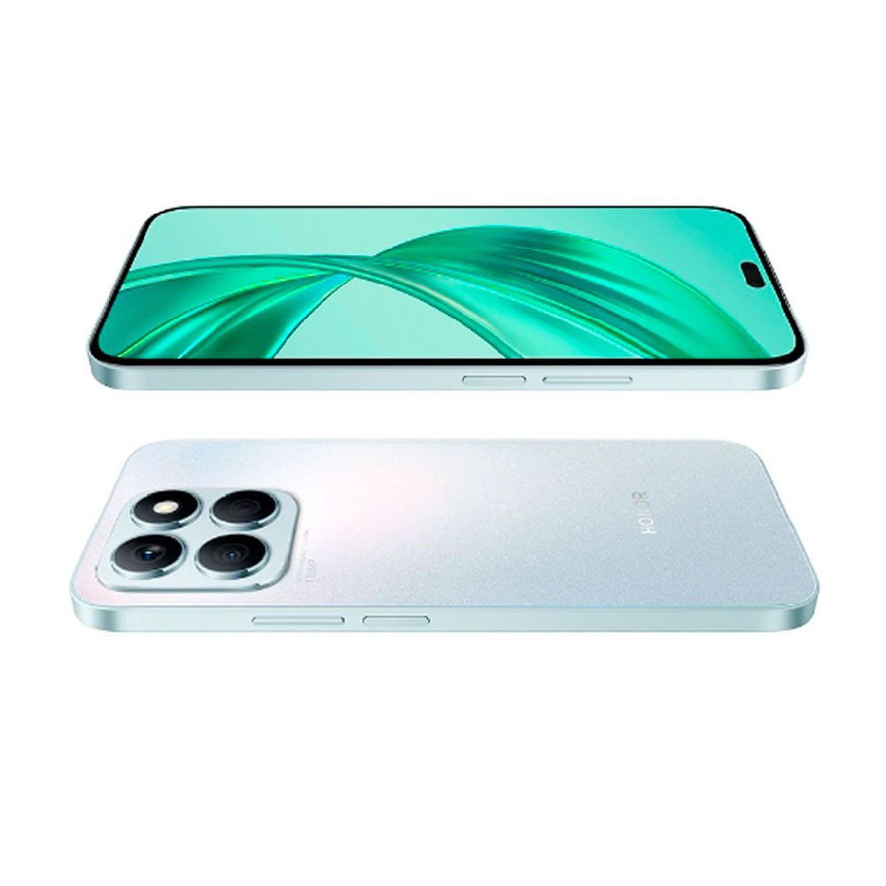 Celular Honor X8B - 6.7" (2412 x 1080), Cámara frontal 50MP, Trasera 108MP + 5MP + 2MP, Almacenamiento 512GB, 8GB Ram, Android 13, Bateria de 4500mAh, Color plateado. X8B