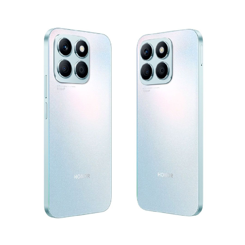 Celular Honor X8B - 6.7" (2412 x 1080), Cámara frontal 50MP, Trasera 108MP + 5MP + 2MP, Almacenamiento 512GB, 8GB Ram, Android 13, Bateria de 4500mAh, Color plateado. X8B
