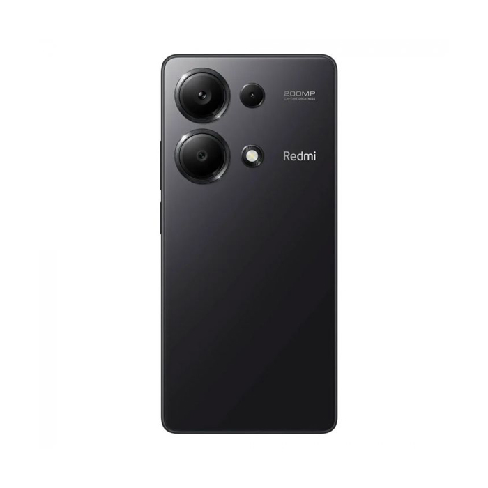 Xiaomi Redmi Note 13 Pro - 6.67" (1080 x 2400), Cámara Trasera 200MP + 8MP + 2MP, Camara Frontal 16MP, Almacenamiento 256GB, 8GB RAM Android 11, 5000mAh, Color Negro. Xiaomi Redmi Note 13 Pro