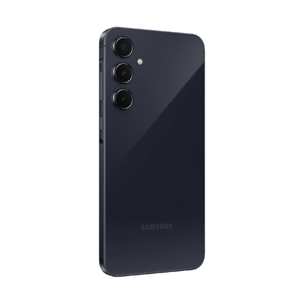 Celular Samsung A55 5G - De 6.6" (1080 x 2340), Cámara frontal 32MP, Cámara 50MP + 12MP + 5MP, Almacenamiento  256GB, 8GB Ram, MicroSD hasta 1TB, Android 14, 500mAh, Color Negro. SM-A556