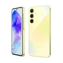 Celular Samsung A55 5G - De 6.6" (1080 x 2340), Cámara frontal 32MP, Cámara 50MP + 12MP + 5MP, Almacenamiento 256GB, 8GB Ram, MicroSD hasta 1TB, Android 14, 5000mAh, Color Amarillo. SM-A556