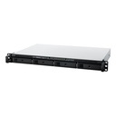 DiskStation NAS Synology RS422+ - De 4 bahia para Rack 1U, AMD Ryzen R1600 a 2.6GHz, 2GB DDR4, RAID, 2 x Gigabit (RJ-45), 2x USB 3.0.