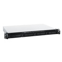 DiskStation NAS Synology RS422+ - De 4 bahia para Rack 1U, AMD Ryzen R1600 a 2.6GHz, 2GB DDR4, RAID, 2 x Gigabit (RJ-45), 2x USB 3.0.