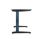 Mesa Gamer RGB Havit HV-GD905 - Diseño de trípode de aluminio, escritorio estándar E-sports de 120 cm, diseño de doble agujero en línea de 4, gancho para auriculares, soporte para vasos de agua, color negro. HV-GD905 (copia)
