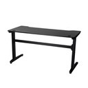 Mesa Gamer RGB Havit HV-GD905 - Diseño de trípode de aluminio, escritorio estándar E-sports de 120 cm, diseño de doble agujero en línea de 4, gancho para auriculares, soporte para vasos de agua, color negro. HV-GD905 (copia)