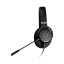 Auricular Cooler Master MH752 - Audífono con micrófono para gamer 7.1, controles en línea, conector usb / 3.5mm, color negro. MH-752