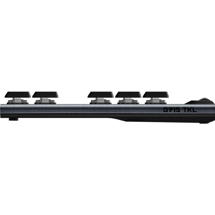 Teclado Logitech G915 TKL - Teclado Mecánico Inalámbrico para Gamers, RGB LightSync, USB/Bluetooth, Inglés, Negro 920-009495
