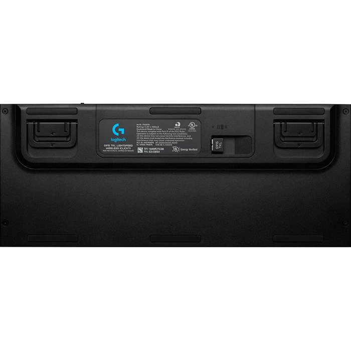 Teclado Logitech G915 TKL - Teclado Mecánico Inalámbrico para Gamers, RGB LightSync, USB/Bluetooth, Inglés, Negro 920-009495