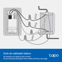 TP-Link Interruptor de 1 Toma luz inteligente, control de voz con Siri, Alexa y Google Assistant, Certificado UL, Temporizador y horario, Instalación guiada fácil, Requiere cable neutro, color: Blanco Tapo S505
