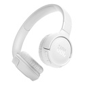 Auricular JBL T520 - Audífonos con micrófono, Inalámbrico, Bluetooth 5.3, cancelacion de ruido, Hasta 57 horas de duración de la batería, Color blanco. JBLT520BTWHTAM