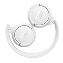 Auricular JBL T520 - Audífonos con micrófono, Inalámbrico, Bluetooth 5.3, cancelacion de ruido, Hasta 57 horas de duración de la batería, Color blanco. JBLT520BTWHTAM