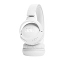 Auricular JBL T520 - Audífonos con micrófono, Inalámbrico, Bluetooth 5.3, cancelacion de ruido, Hasta 57 horas de duración de la batería, Color blanco. JBLT520BTWHTAM