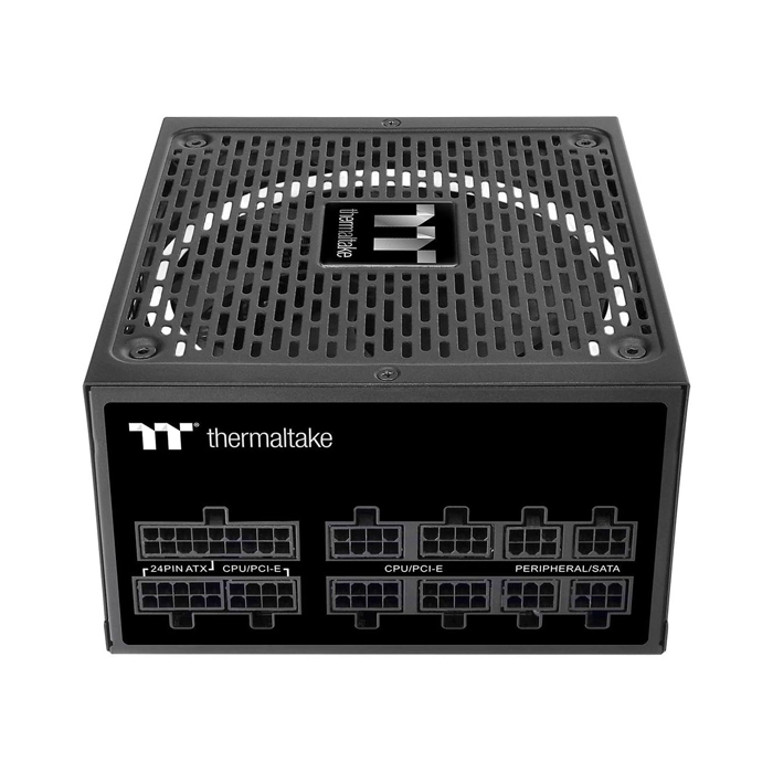 Fuente de Poder Thermaltake Toughpower GF1 850W - Potencia de 850W, abanico 140mm, cables despegables, 6x 6+2 pin PCI-Express, certificado 80 plus gold, color negro. PS-TPD-0850FNFAGU-1