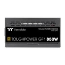 Fuente de Poder Thermaltake Toughpower GF1 850W - Potencia de 850W, abanico 140mm, cables despegables, 6x 6+2 pin PCI-Express, certificado 80 plus gold, color negro. PS-TPD-0850FNFAGU-1