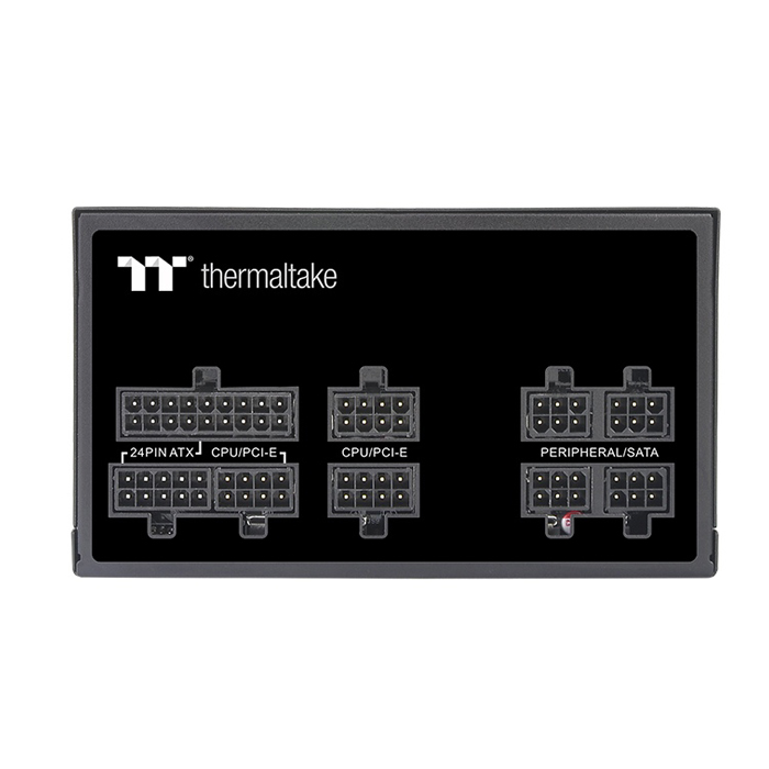 Fuente de Poder Thermaltake Toughpower GF1 850W - Potencia de 850W, abanico 140mm, cables despegables, 6x 6+2 pin PCI-Express, certificado 80 plus gold, color negro. PS-TPD-0850FNFAGU-1
