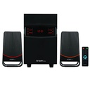 Bocinas Argom ARG-SP-3540BK, SoundBass 40, inalambrico 2.1, 40 Watts, Bluetooth, FM, Audio 3.5, RCA, Color negro.